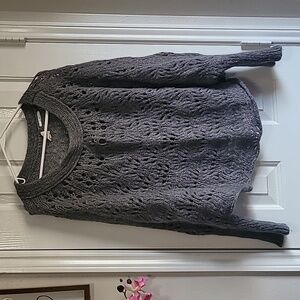 NOA NOA Women's Puncho Sweater Size M/L Gray